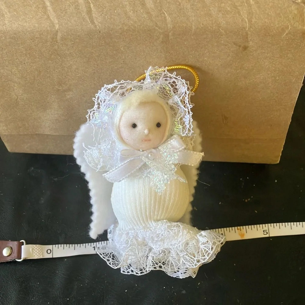 Soft angel plush ornament